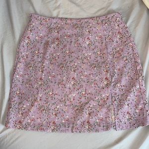 Floral Mini Skirt